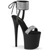 Pleaser - FLAMINGO870 Sandale à bride à la cheville, Pole dance chaussures - Noir Product image
